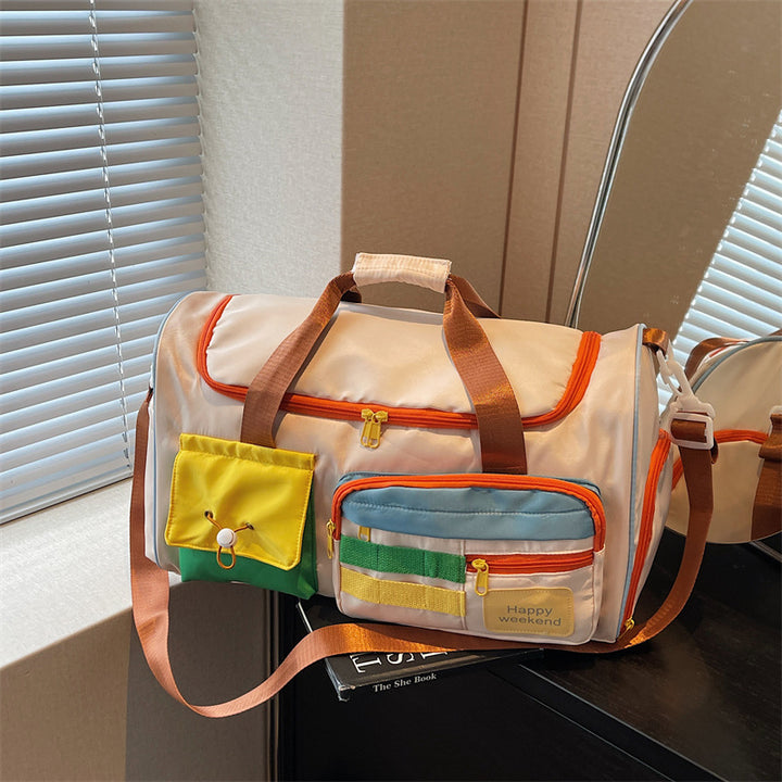 Bunter Mehrfach-Taschen Reise Duffle Bag