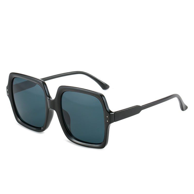 Damen quadratische modische Sonnenbrille mit polarisierten Gläsern Karnz