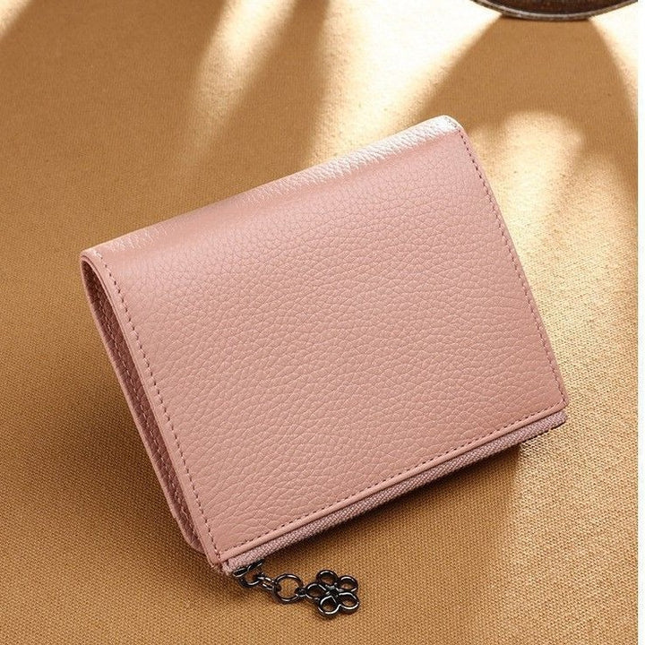Elegante kompakte Reißverschluss um Wallet Karnz