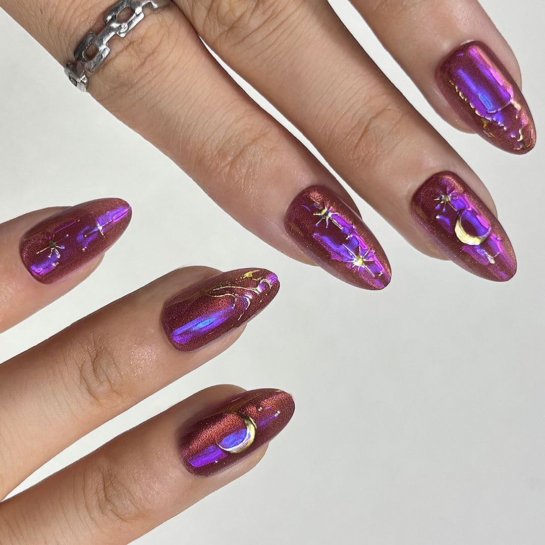 Dekorativer Press-On-Nagelset mit einzigartigen Designs Karnz