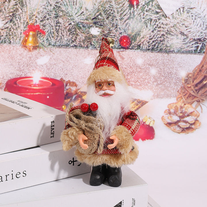 Dekorative Weihnachtsmannfigur mit hochwertiger Detailausarbeitung Karnz