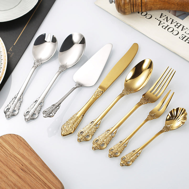 Elegante Fischgabel mit Kunstvollem Griffdesign Karnz