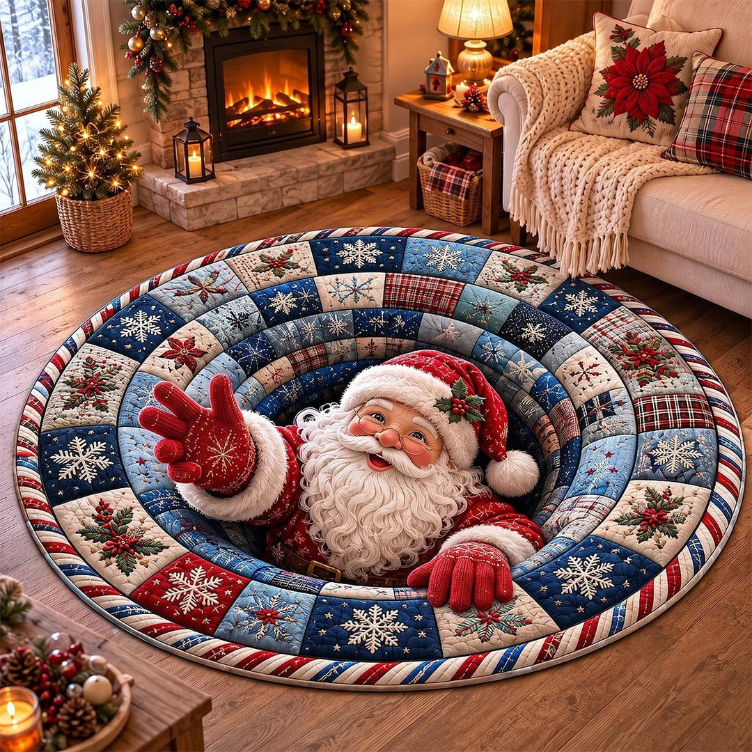 Festliche Weihnachtsmotiv Teppich Dekor