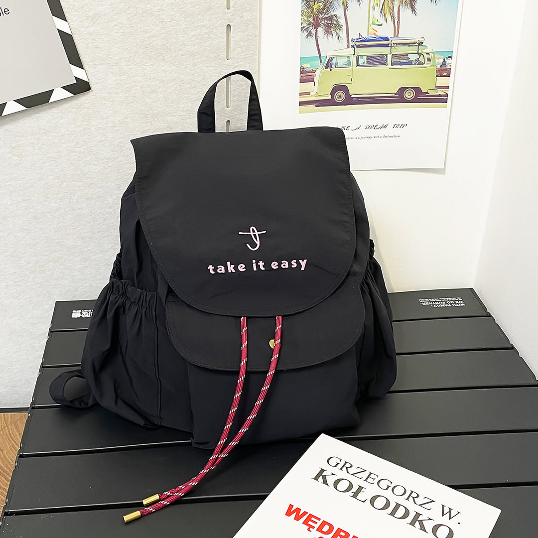 Casual Drawstring-Verschluss Rucksack Karnz