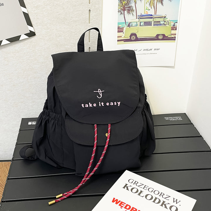 Casual Drawstring-Verschluss Rucksack Karnz