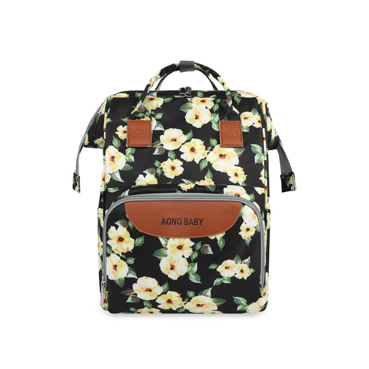 Kreativer floral gedruckter Mehrfach-Taschen Wickelrucksack Karnz