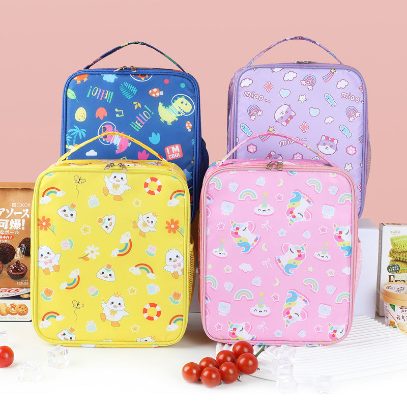 Niedliche Cartoon-Themen Isolierte Lunchbox