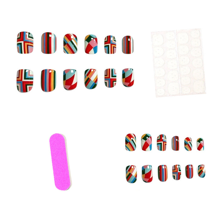 Künstlerisches Multi-Pattern Nagelkunst-Set Karnz