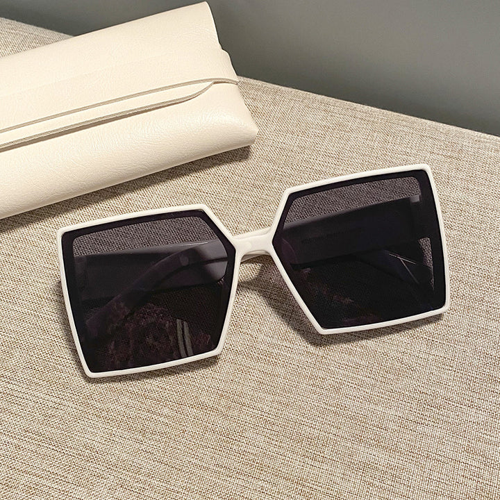 Damen quadratische Sonnenbrille mit robustem Rahmen und stylischem Design Karnz