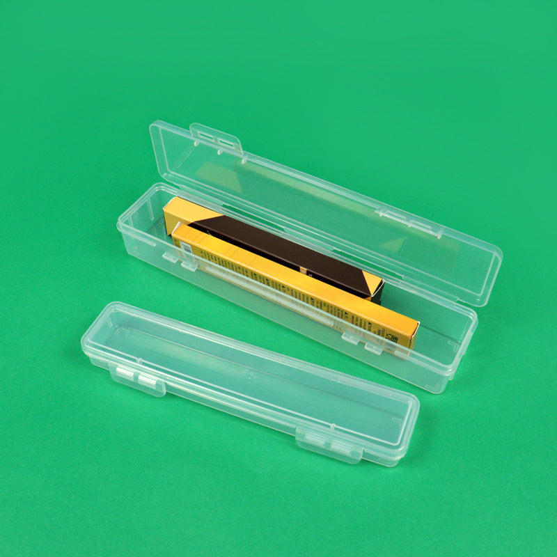 Lange transparente Aufbewahrungsbox Karnz