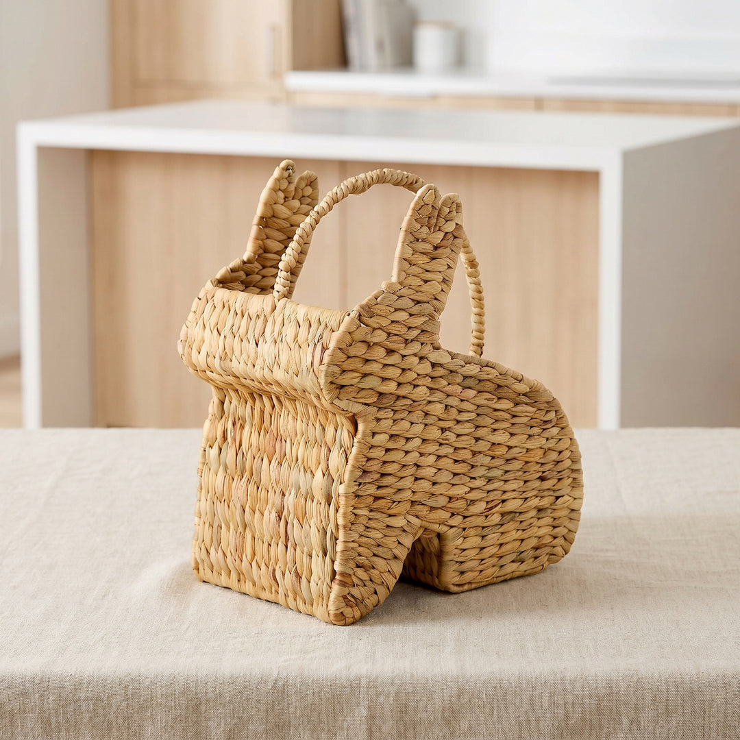 Verspielter Osterkorb Im Hasen Design Karnz