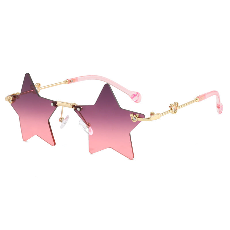 Damen Sonnenbrille im trendigen Stern-Design Karnz