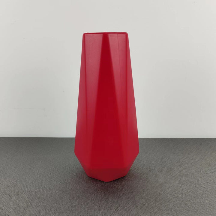 Moderne geometrische Dekovase Karnz