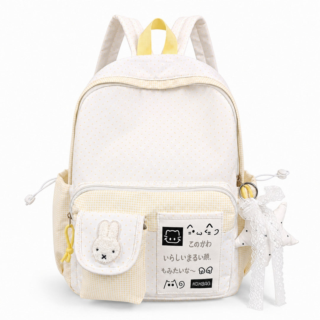Verspielt gepunkteter Rucksack Karnz