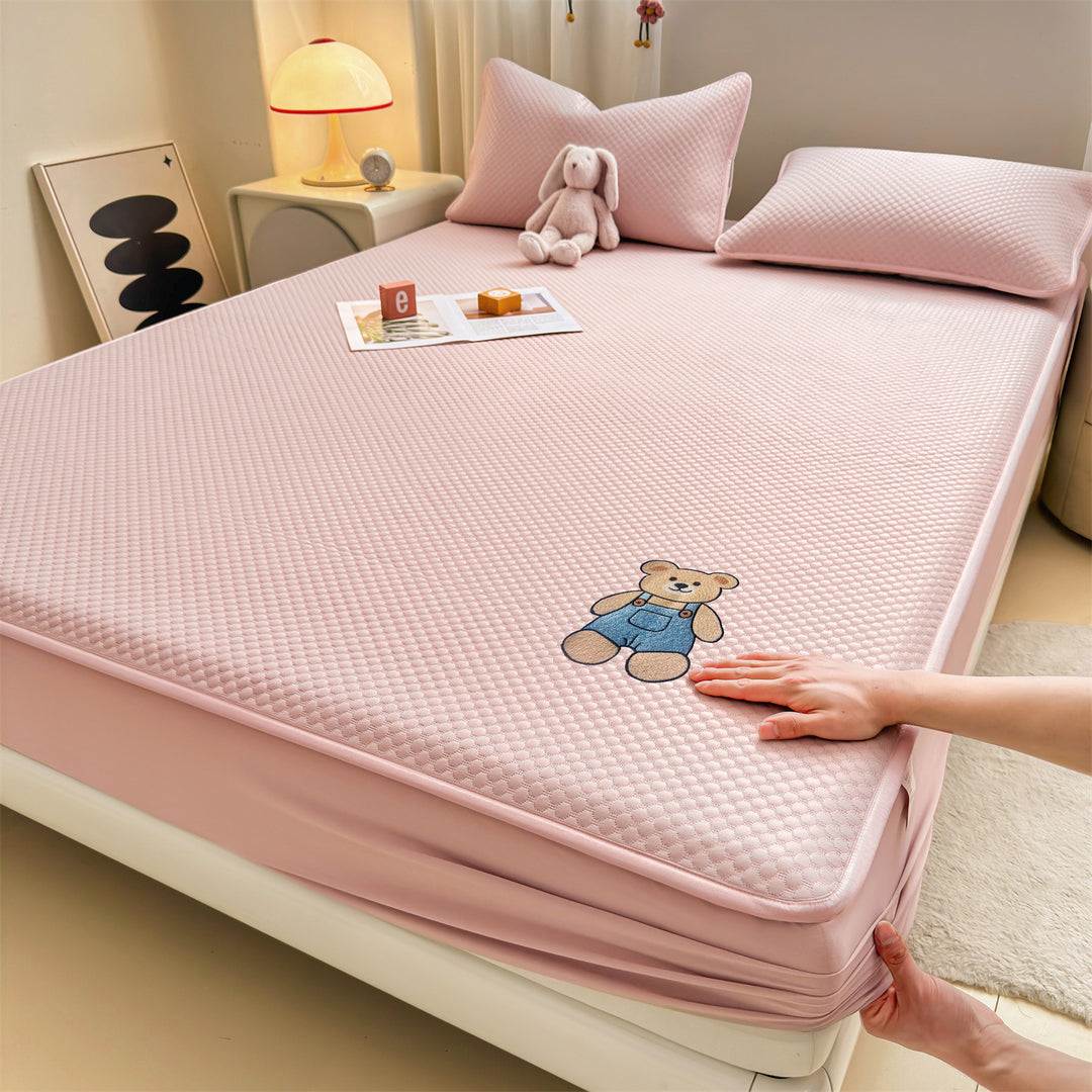 Gepolsterter Matratzenauflage mit süßem Bärendesign