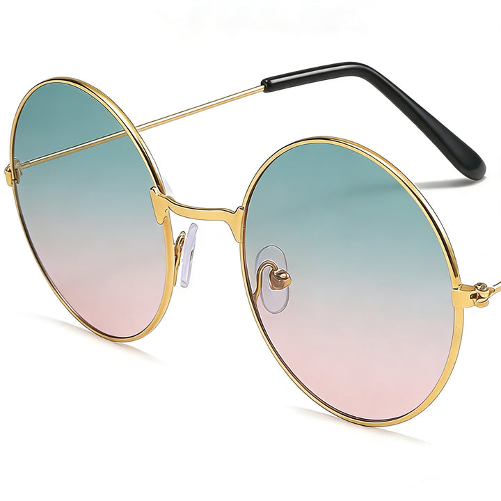Retro Runde Glas Sonnenbrille Karnz