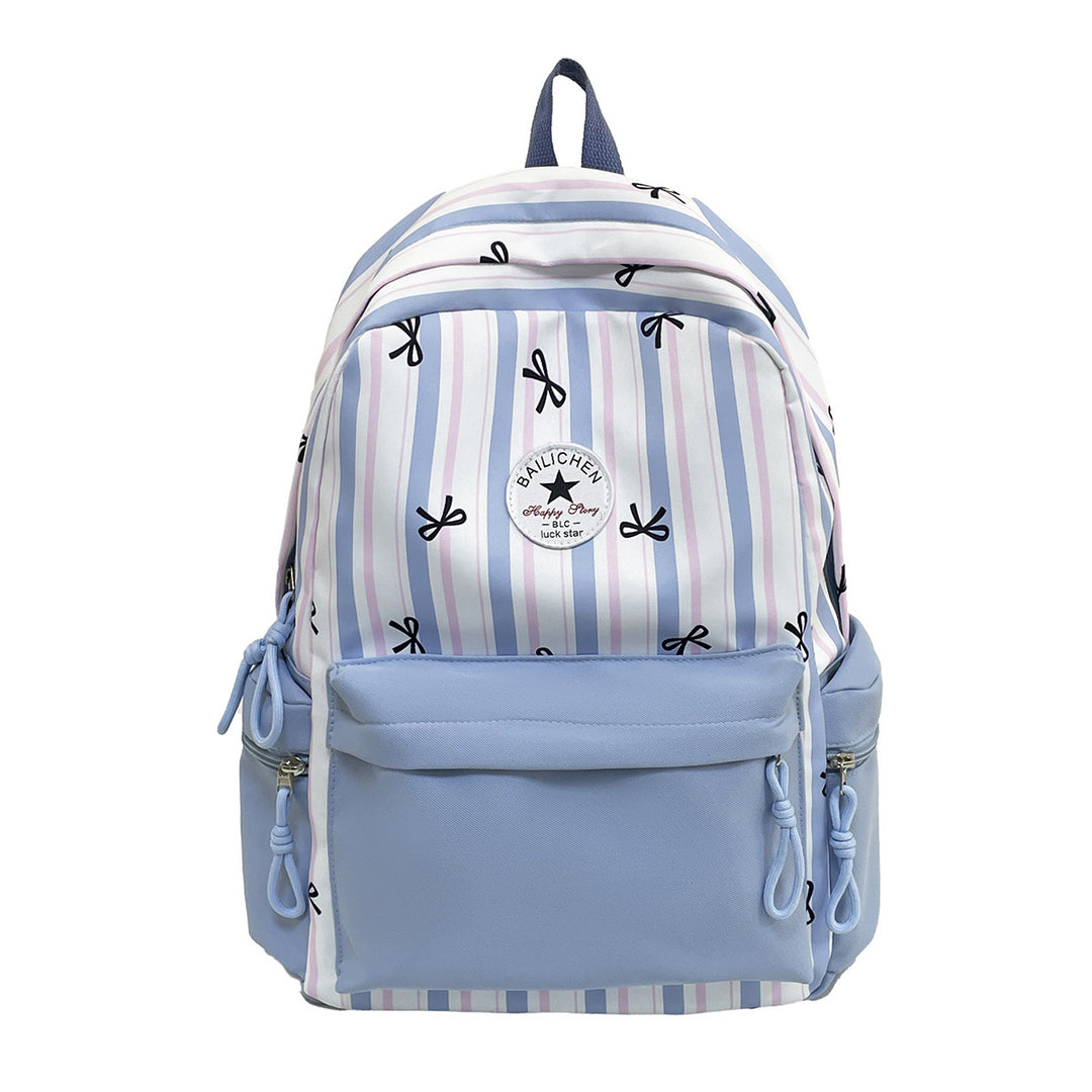 Moderner gestreifter Rucksack