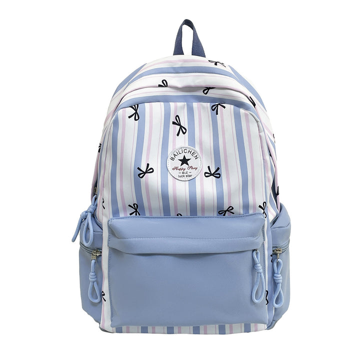 Moderner gestreifter Rucksack