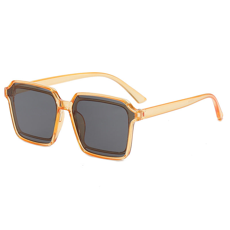 Damen elegante quadratische Sonnenbrille mit robustem Rahmen Karnz