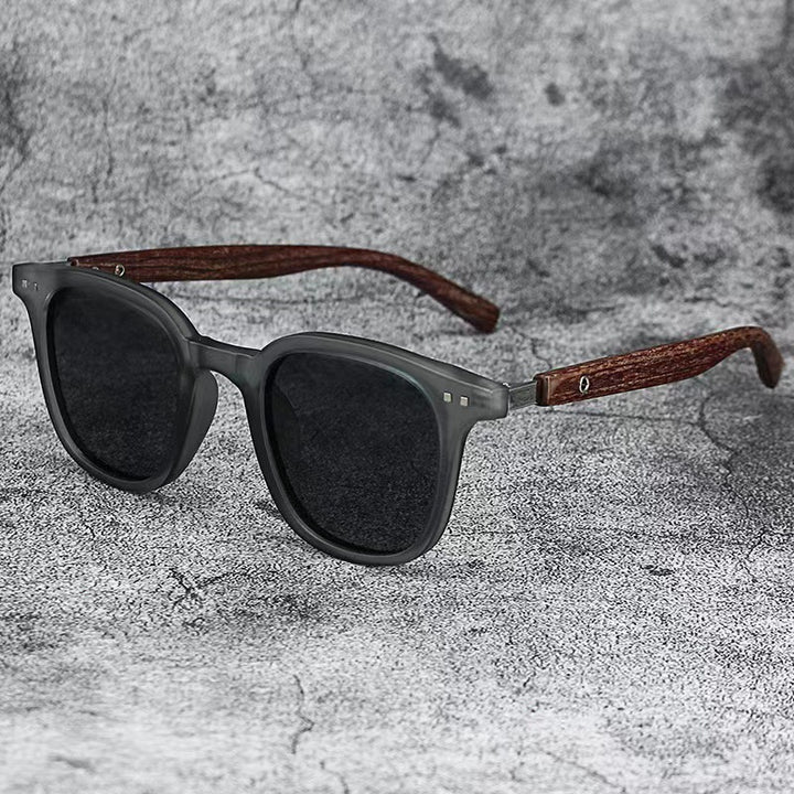 Vintage-inspirierte quadratische Sonnenbrille Karnz