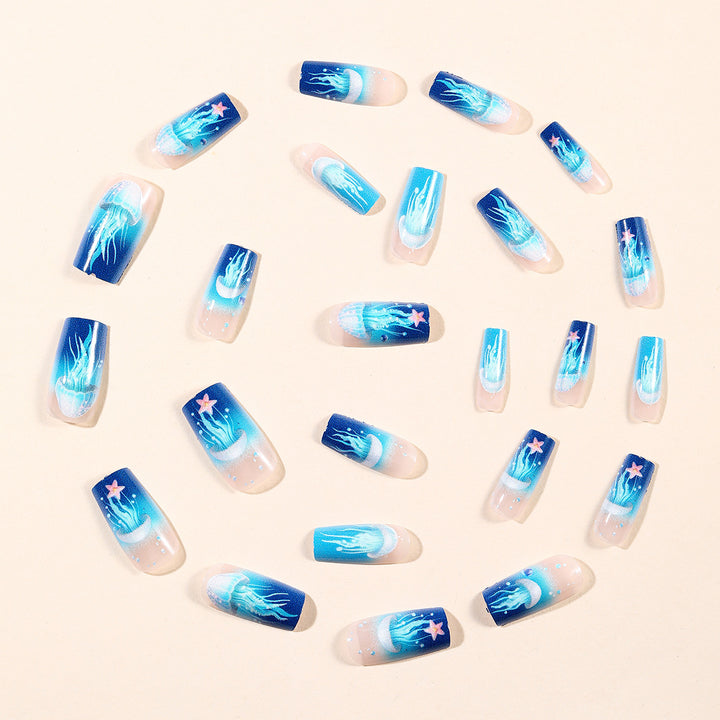 Marine-Themed Gel-Nagelkunst Designs Karnz