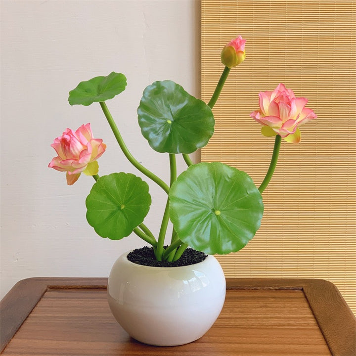 Elegante Lotusblumenarrangement