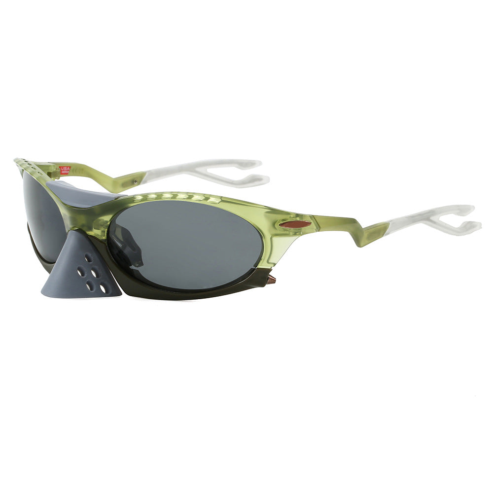 Damen Sportliche Multifunktions-Sonnenbrille Karnz