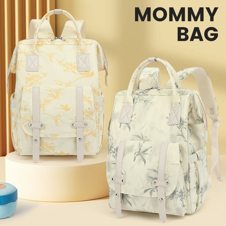 Stylischer Blumendruck Rucksack Karnz