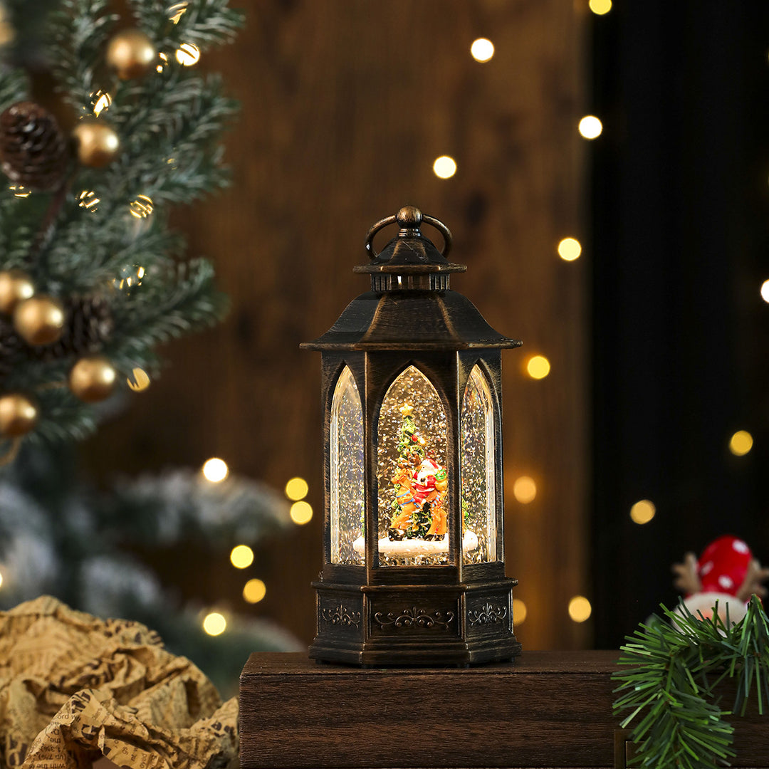LED Dekorative Weihnachtsdorf Laterne Karnz