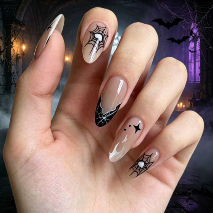 Halloween-Themen Press-On Nagelset Karnz