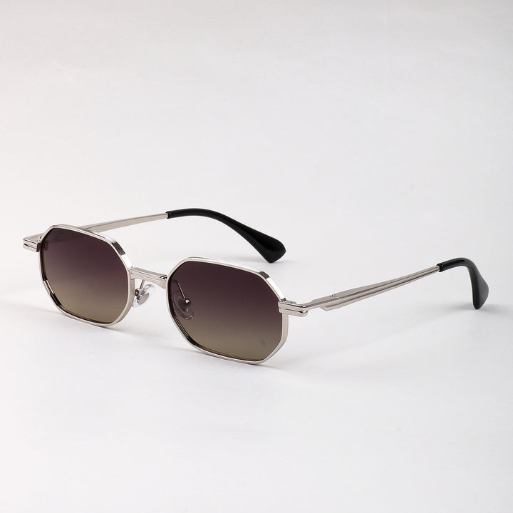Damen Design Sonnenbrille im modernen, achteckigen Stil Karnz