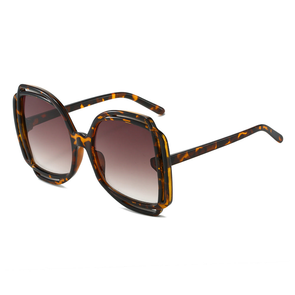 Damen Fashion Sonnenbrille mit modernem Rahmen Karnz