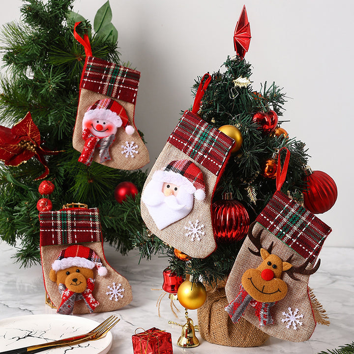 Weihnachtliche Socken Karnz
