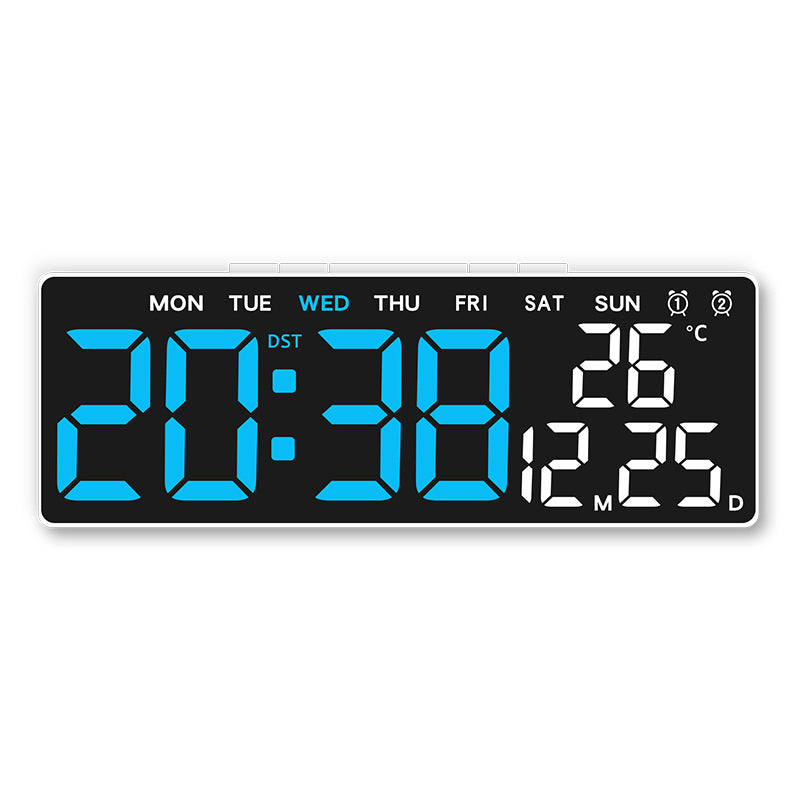 Digitaler Wetterwecker mit Großem Led-Display und Temperaturanzeige Karnz