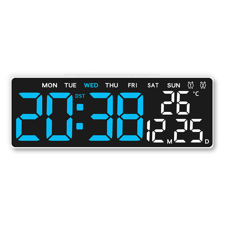 Digitaler Wetterwecker mit Großem Led-Display und Temperaturanzeige Karnz
