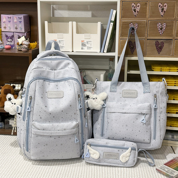 Stern-gedruckter Multi-Taschen Rucksack Karnz