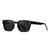 Damen modische Sonnenbrille mit quadratischem Rahmen und verlaufenden Gläsern Karnz