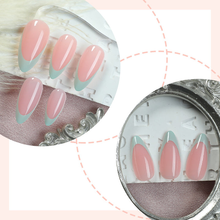 Elegantes Press-On-Nail-Set mit weichem Gel-Finish Karnz