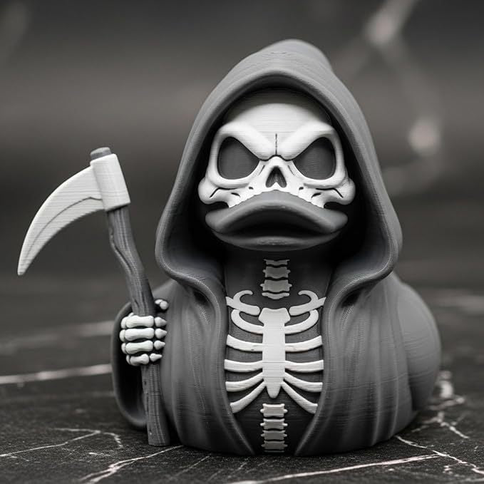 Kreative Sensenmann-Ente Figur Karnz