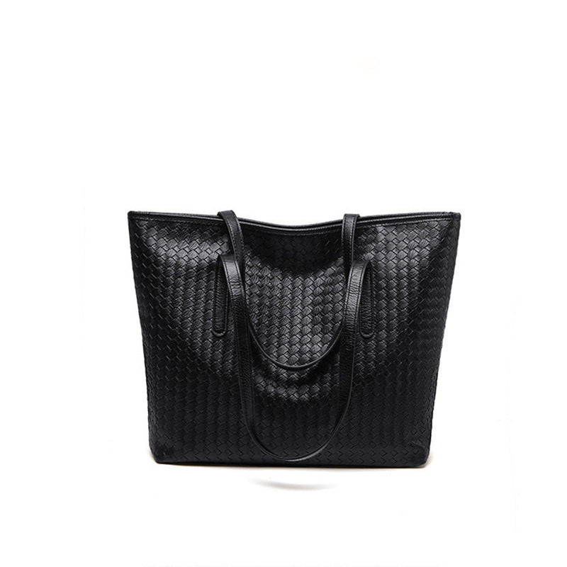 Woven Leather Tote Bag Karnz