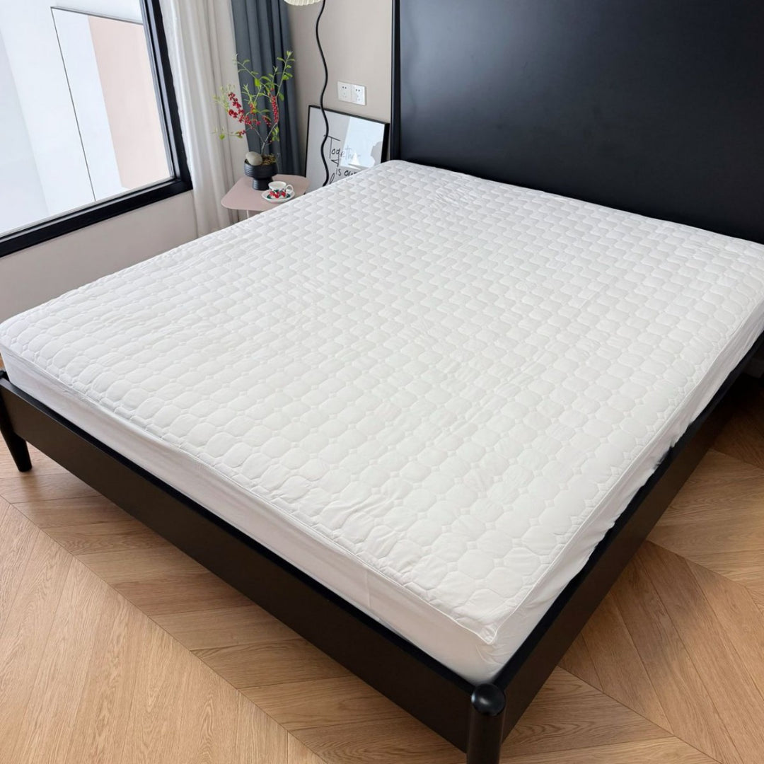 Steppbett Wasserabweisender Fitted Matratzenschoner mit tiefem Bezug