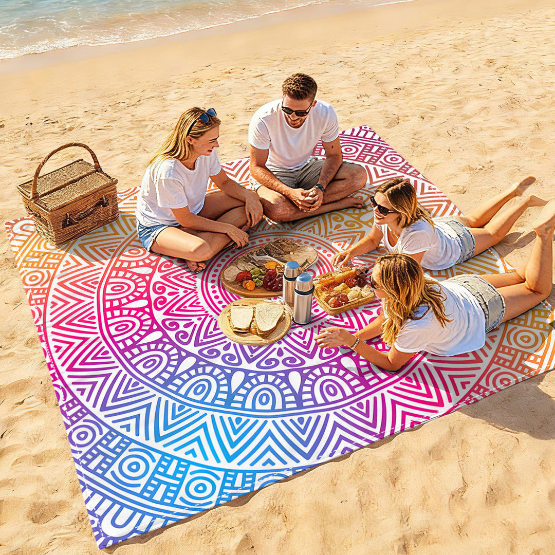 Mandala Design Strandmatte Karnz