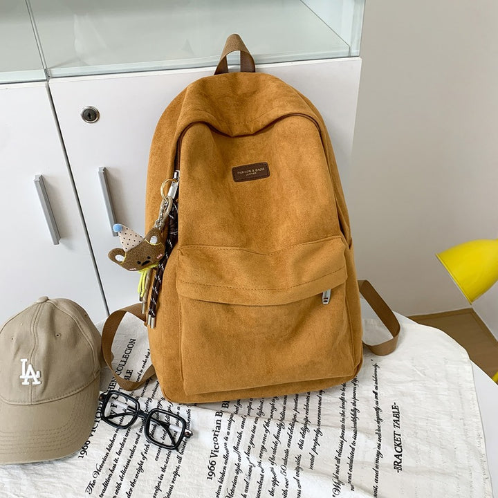 Stylische Wildleder-Rucksack Karnz