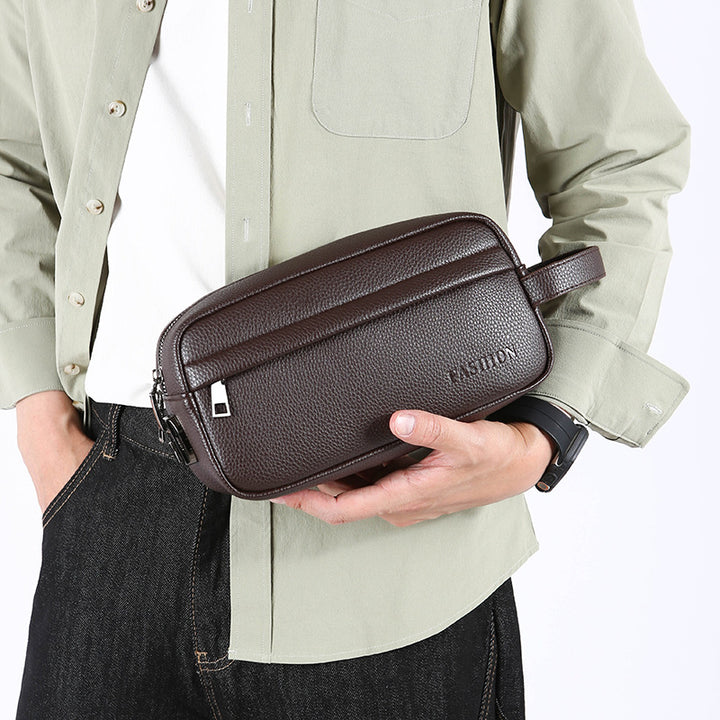 Premium Leder Kulturbeutel Karnz