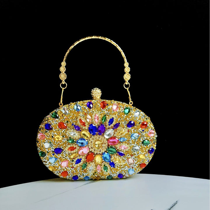 Dekorative verzierte Abendhandtasche