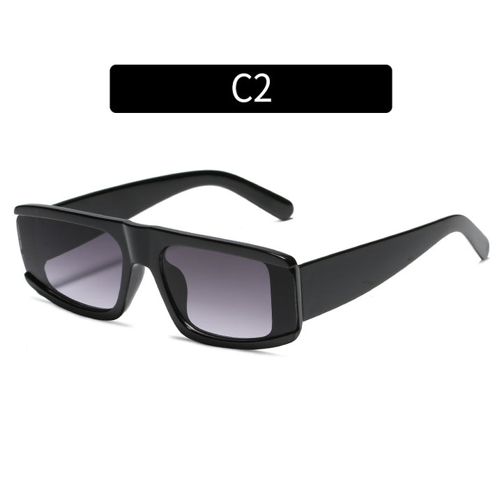 Fette Rechteckige Rahmen Sonnenbrille