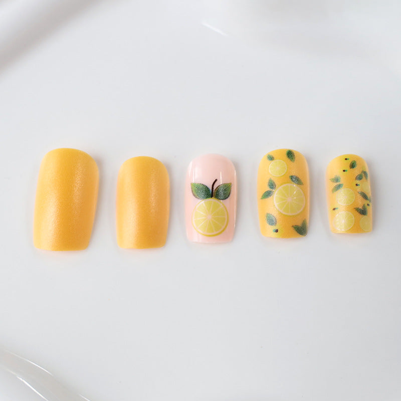 Zitrus-Themen Nagelkunst Verbesserungen Karnz