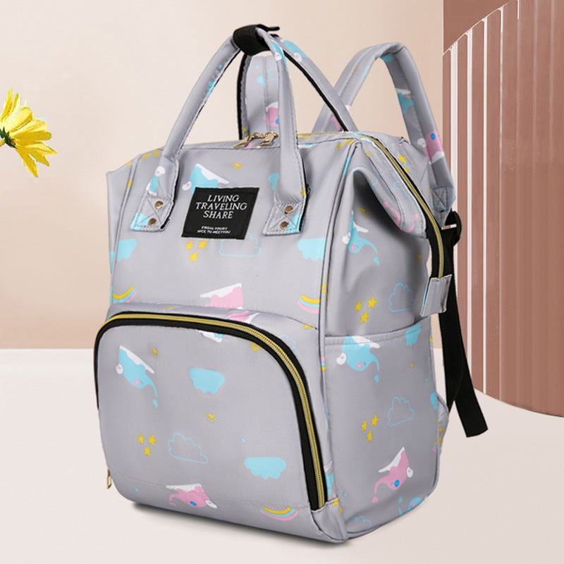 Verspielter Druck Wickelrucksack Karnz