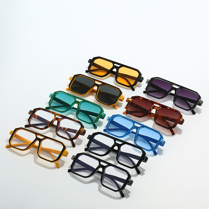 Damen modische Sonnenbrille im modernen achtkantigen Design Karnz