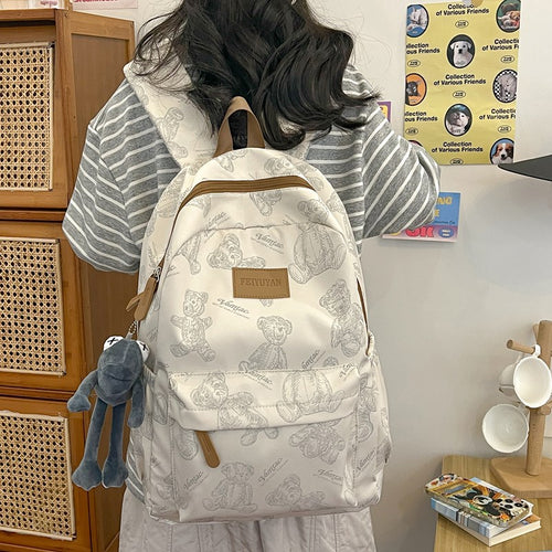 Fun Illustrierter Charakter Rucksack Karnz